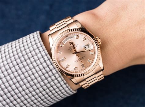 rolex day date 42mm rose gold waive|Rolex Day-Date price.